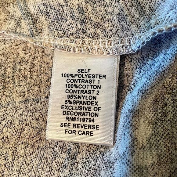 LIVE and Let Live short sleeved boho blouse with lace details size large - Picture 8 of 9